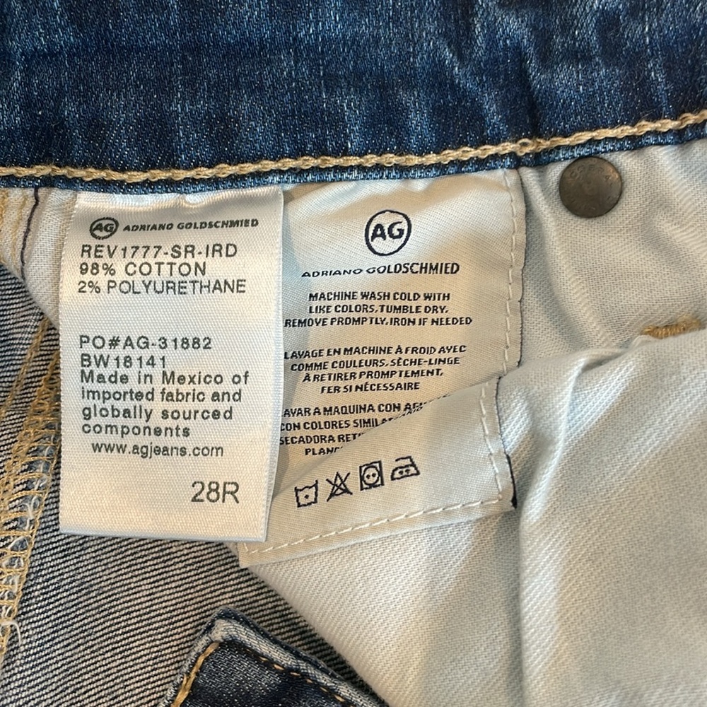 AG The Farrah Skinny Ankle Jeans. High rise skinny ankle ..lots of stretch. 28R - Picture 9 of 13